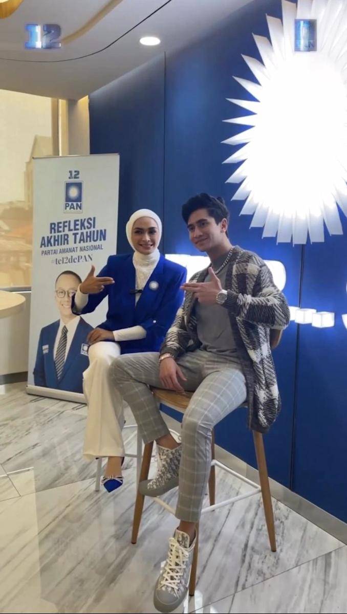 potret Verrell Bramasta ke kantor DPP PAN (instagram.com/amanatnasional)