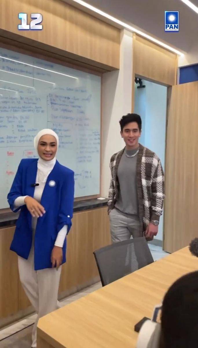 potret Verrell Bramasta ke kantor DPP PAN (instagram.com/amanatnasional)