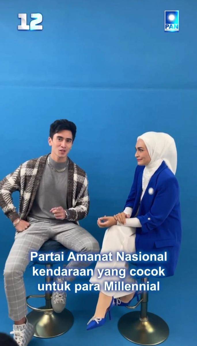 potret Verrell Bramasta ke kantor DPP PAN (instagram.com/amanatnasional)
