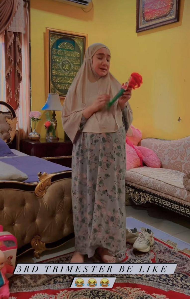 Momen Indri Giana jelang melahirkan (instagram.com/_indrigiana_)