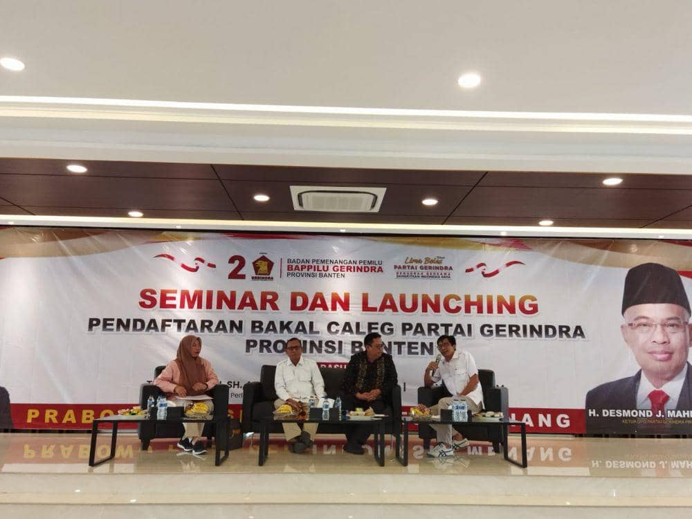 Gerindra Banten Mulai Buka Pendaftaran Caleg, Termasuk Eks Napi