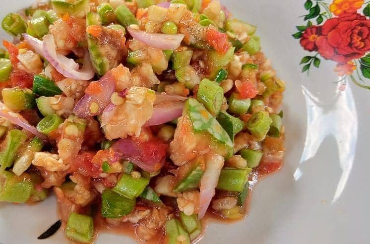 Beberok makanan khas Lombok (Instagram.com/nasilindungpakkurdi)