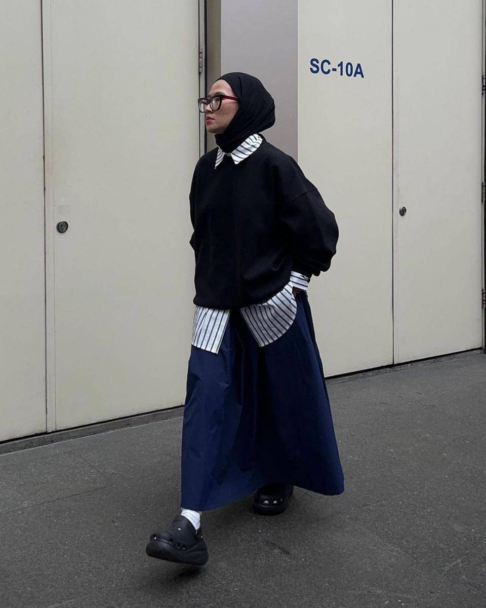 style hijab preppy (instagram.com/karina__kamil)