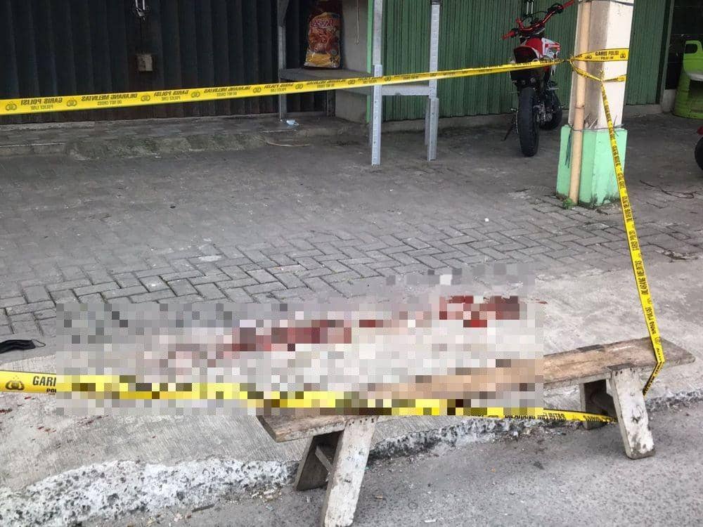 Lokasi pengeroyokan di Kabupaten Tangerang yang sudah diberi garis polisi (Dok. IDN Times/ Polresta Tangerang)