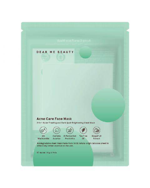 DEAR ME BEAUTY Acne Care Face Mask 4% Niacinamide + Probiotic + Cica + Grapefruit Extract (dok. DEAR ME BEAUTY)
