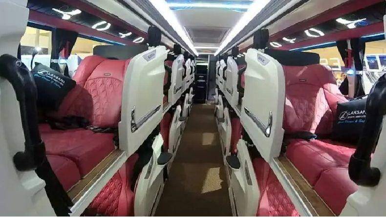 Ilustrasi kabin sleeper bus (dok. Sinar Jaya Group)