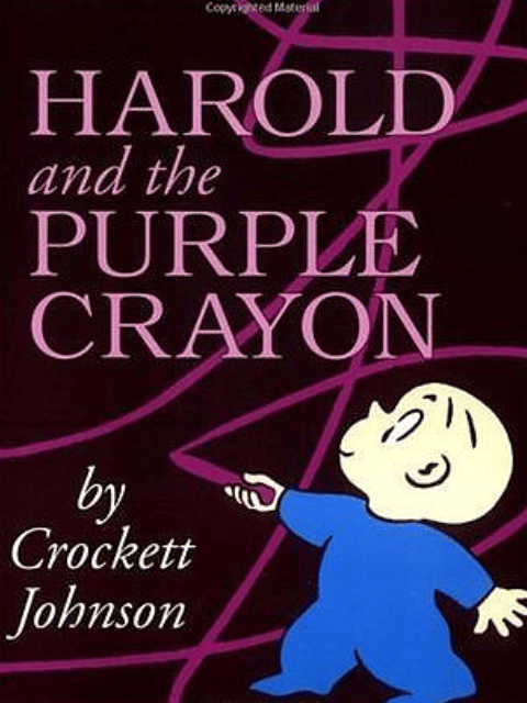 buku 'Harold and the Purple Crayon' (goodreads.com/Harold and the Purple Crayon)