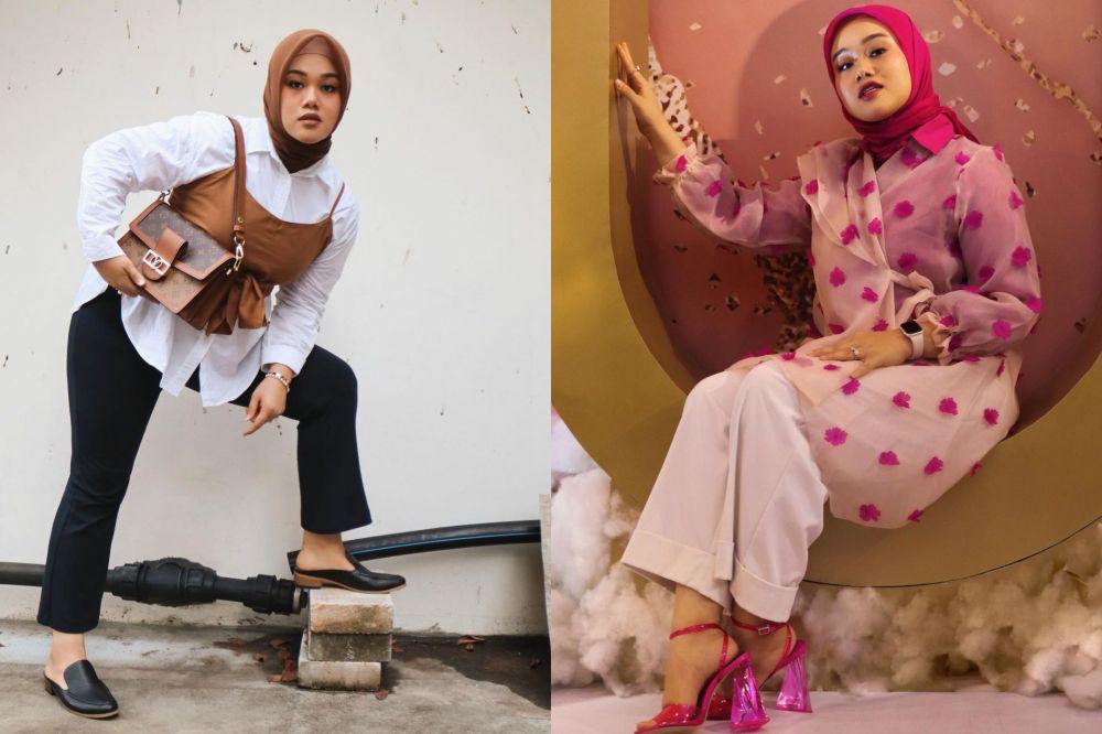 9 OOTD Hijab Beauty Vlogger Fatya Biya, Standout Setiap Saat