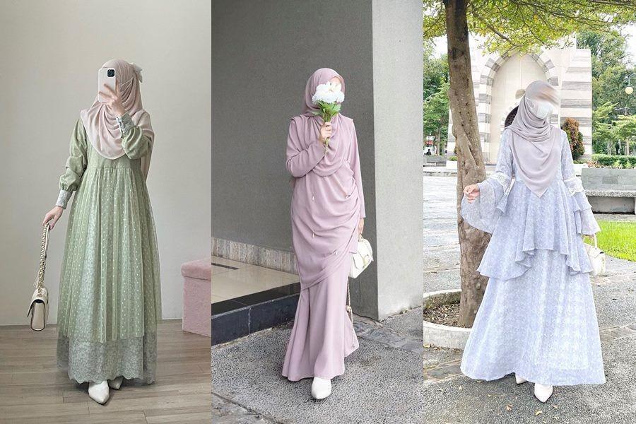 10 Ide OOTD Kondangan ala Windy Erlisa, Tampilan Syar'i Elegan
