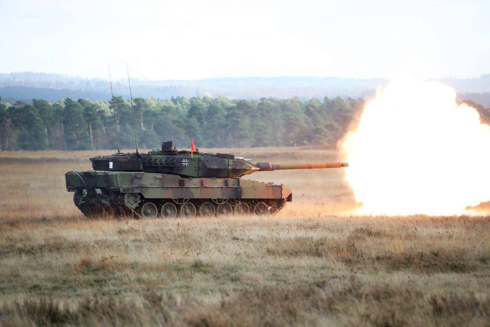 Potret tank Leopard 2 milik Jerman (twitter.com/Deutsches_Heer)