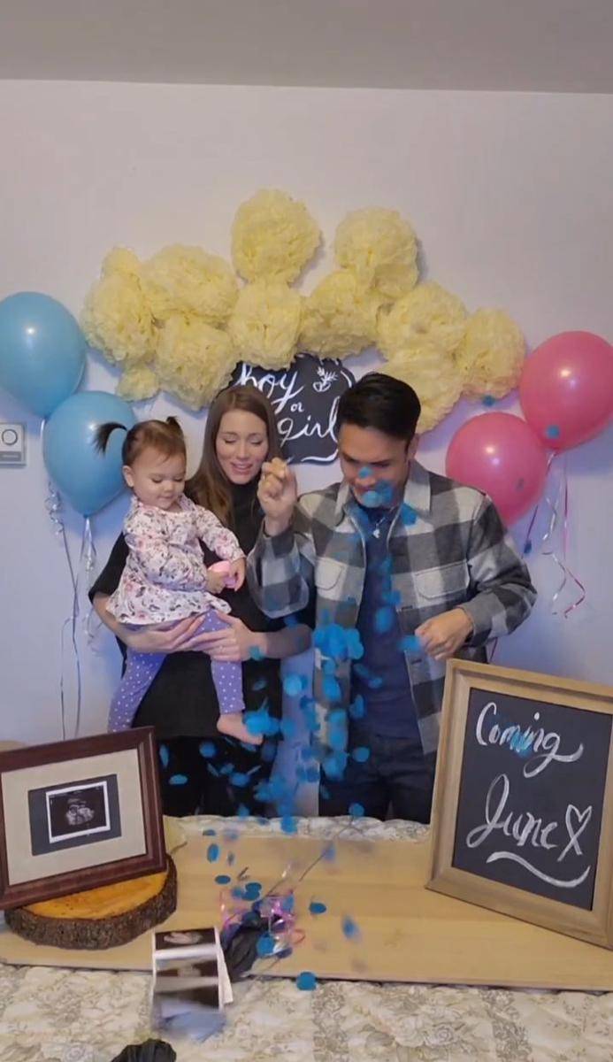 potret gender reveal anak kedua Randy Pangalila (instagram.com/randpunk)