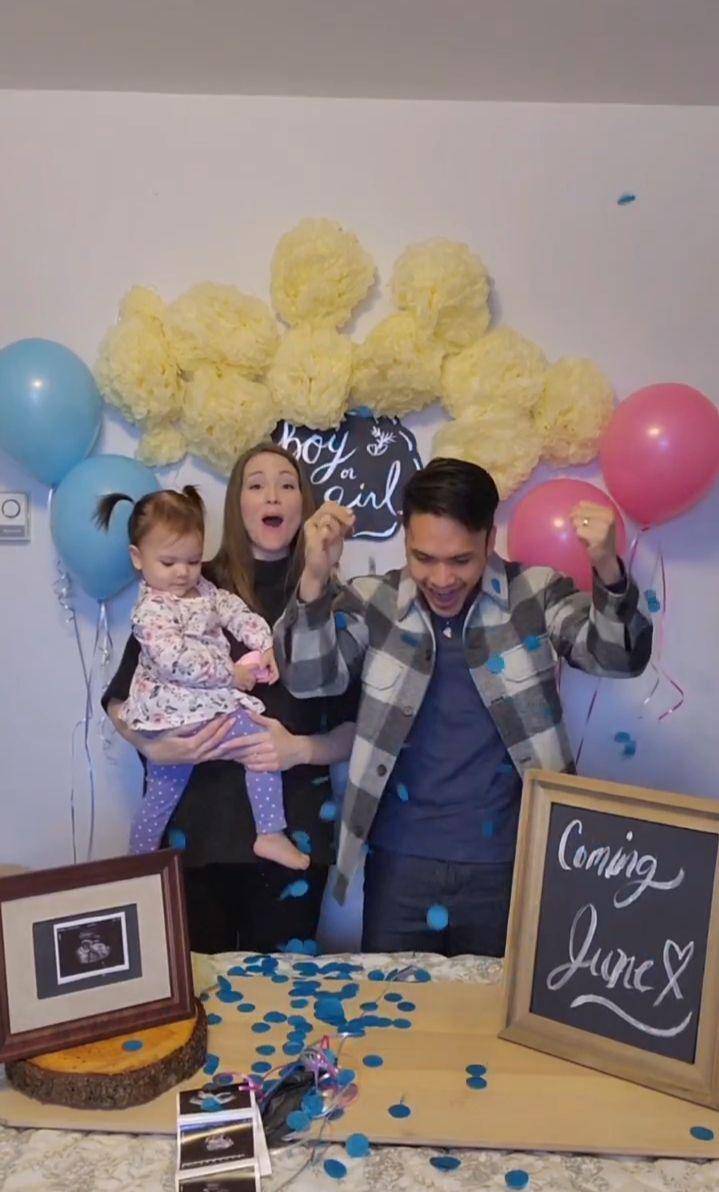 potret gender reveal anak kedua Randy Pangalila (instagram.com/randpunk)