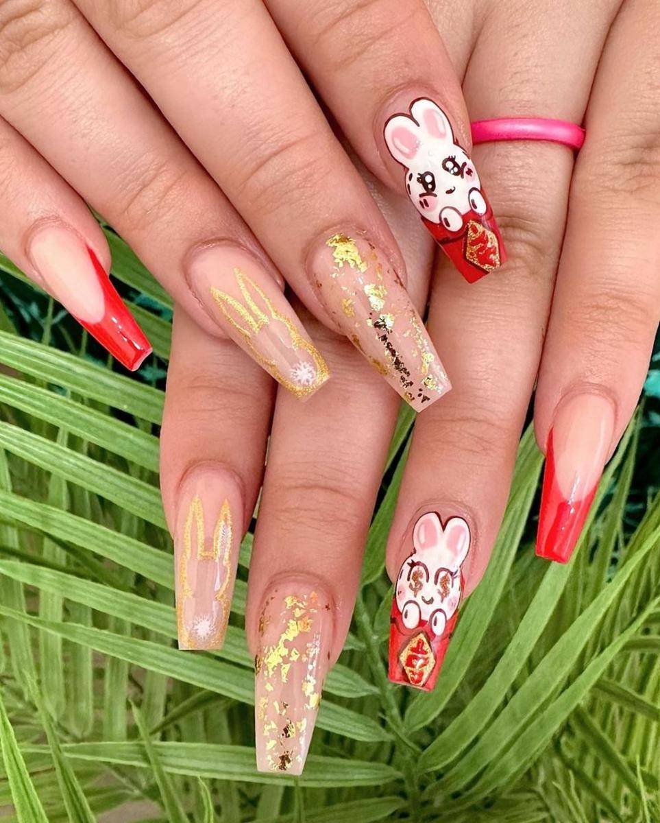 nail art (instagram.com/nailsbykathyyy)