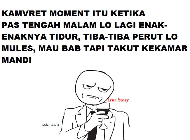 meme momen lucu di kamar mandi (facebook.com/Cooomicindonesia)