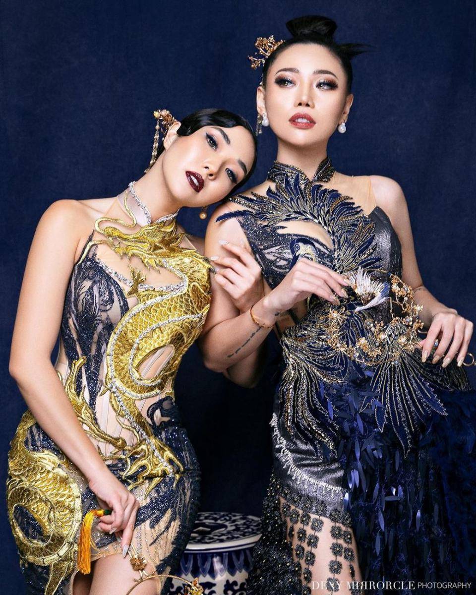 pemotretan selebriti dan selebgram Indonesia bertema Imlek (instagram.com/gisel_la)