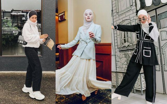 10 Potret Artis dengan Gaya Hijab Unik, Curi Perhatian!