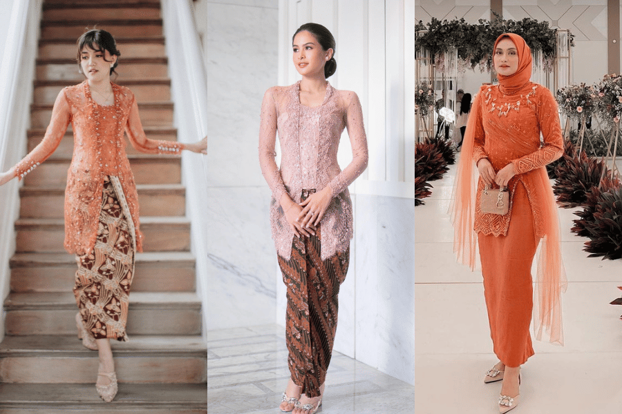 Kebaya resepsi. (instagram.com/ifyalyssa / instagram.com/shellaalaztha / instagram.com/maudyayunda)