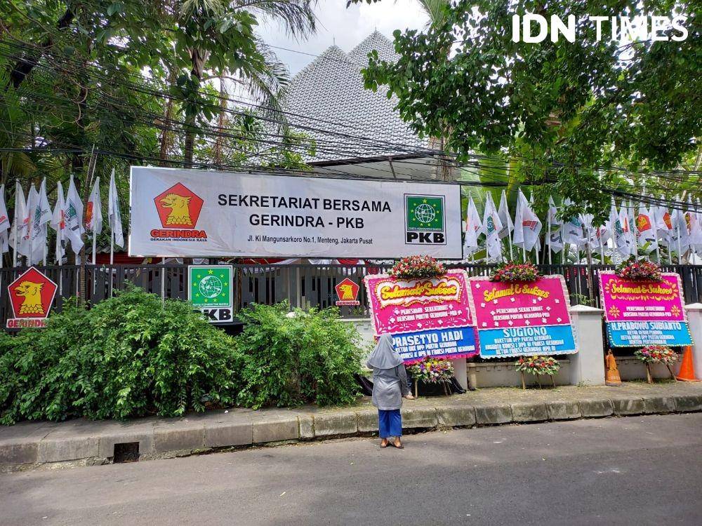 Rumah Sekretariat Bersama PKB-Gerindra di Jalan Ki Mangunsarkoro, Menteng, Jakarta Pusat. (IDN Times/Santi Dewi)