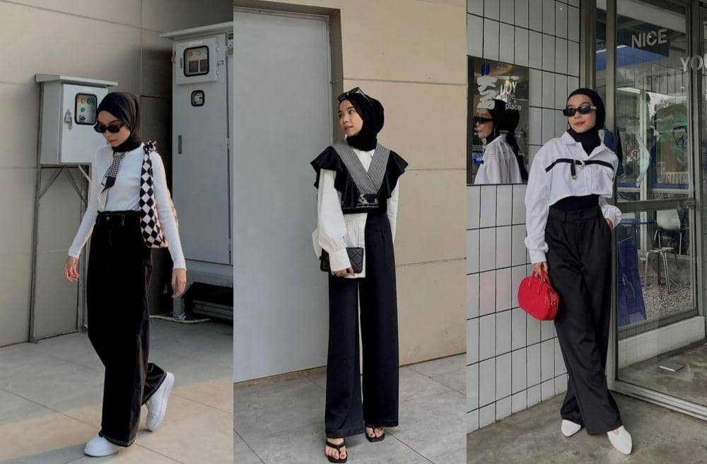 11 Inspirasi Outfit Monokrom ala Yashinta Rahayu, Catchy Abis!