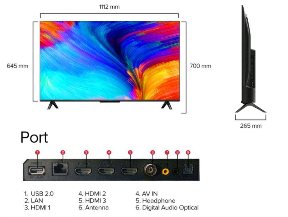 potret TV TCL 50A18 (shopee.com/tclindonesia)