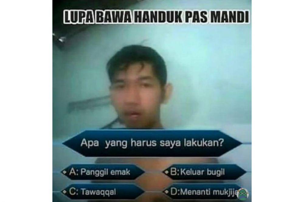 meme momen lucu di kamar mandi (twitter.com/tanyarlfes)
