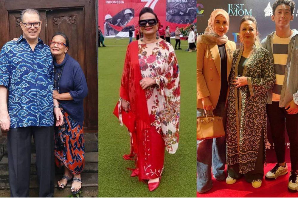9 OOTD Ningrat ala Christine Hakim, Pilihan Batiknya Selalu Elegan!