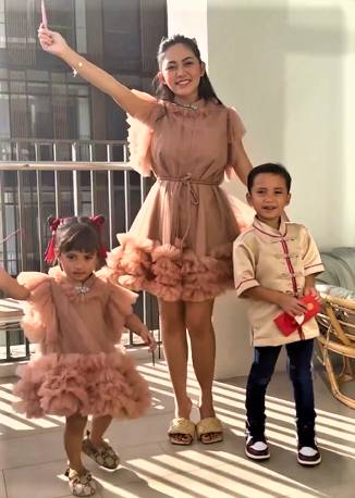 momen Rachel Vennya bersama Xabiru dan Chava rayakan Imlek (instagram.com/rachelvennya/)