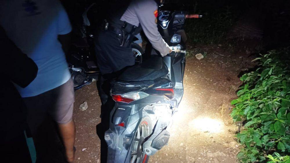 Barang bukti kendaraan curanmor yang dilakukan ketiga remaja usai diamankan Tim Perintis Presisi Polres Metro Depok. (Istimewa)