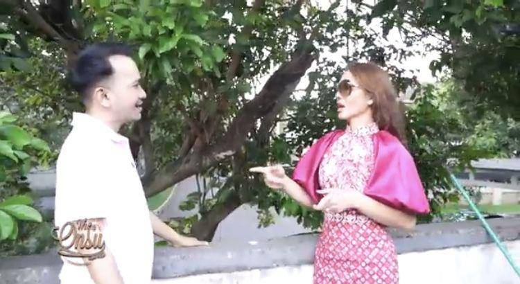 Bunda Corla Sidak rumah Ruben (Youtube.com /The Onsu Family)