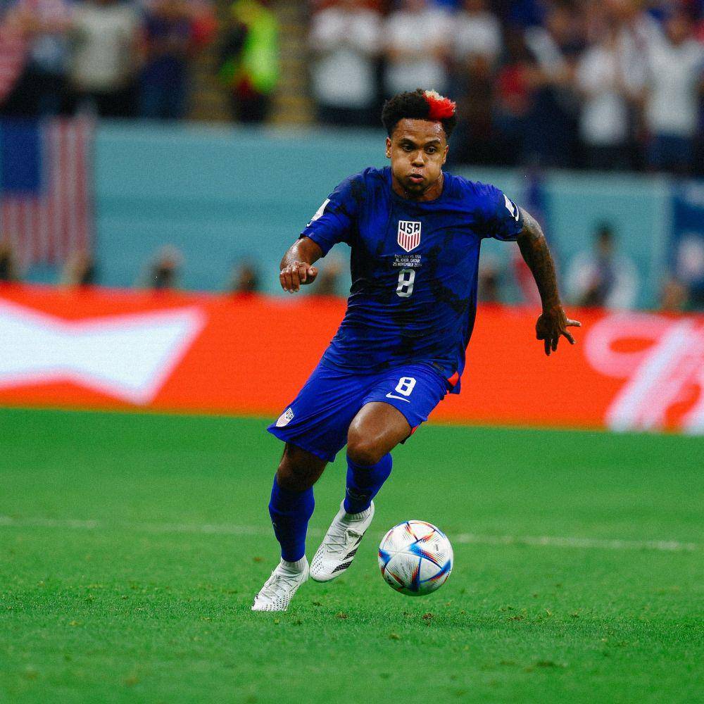 Weston McKennie bermain bersama Amerika Serikat. (twitter.com/USMNT)