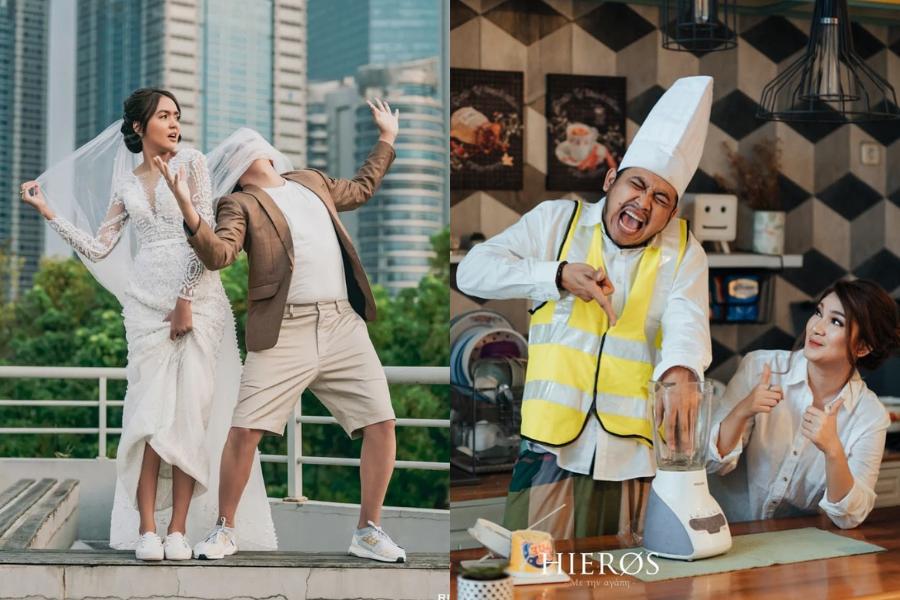 9 Ide Prewedding Kocak ala Komika Indonesia, Sukses Bikin Ketawa