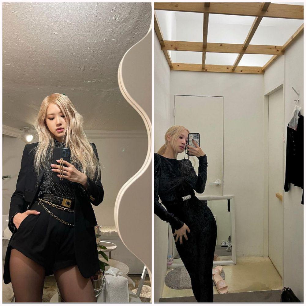 10 Ide Pose Mirror Selfie Kece ala Rose Blackpink, Gampang Ditiru!