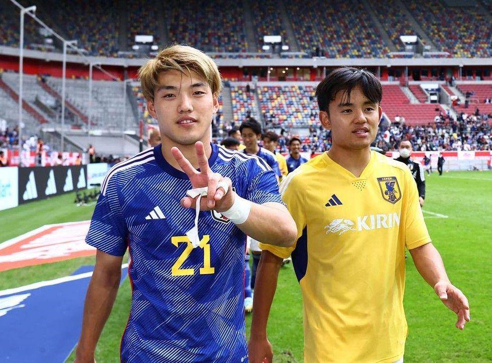 Ritsu Doan dan Takefusa Kubo, dua pemain Jepang yang merumput di Eropa (instagram.com/doanritsu)