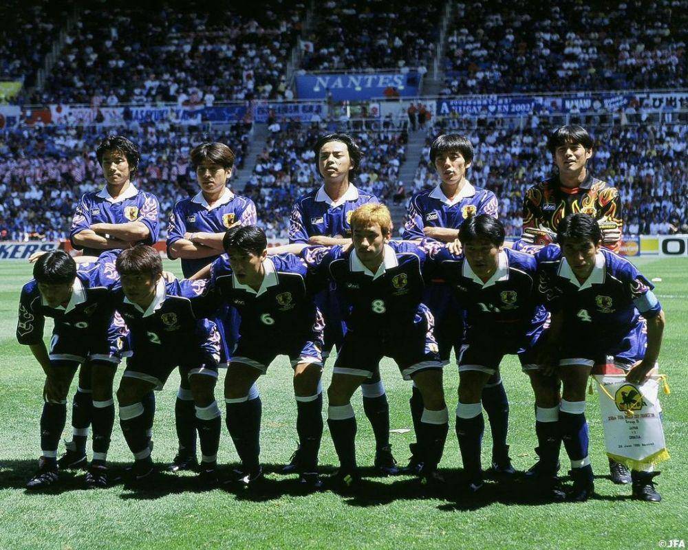 pemain timnas Jepang di Piala Dunia 1998 (instagram.com/japanfootballassociation)