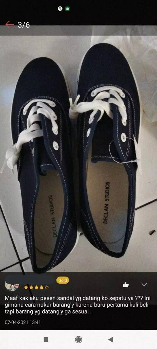 beli sepatu online tapi zonk (twitter.com/fbreceh)