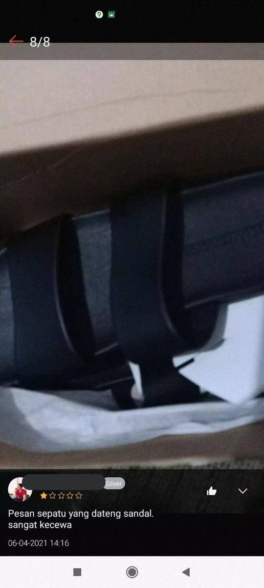 beli sepatu online tapi zonk (twitter.com/fbreceh)