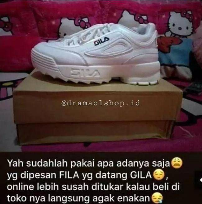 beli sepatu online tapi zonk (twitter.com/fbreceh)