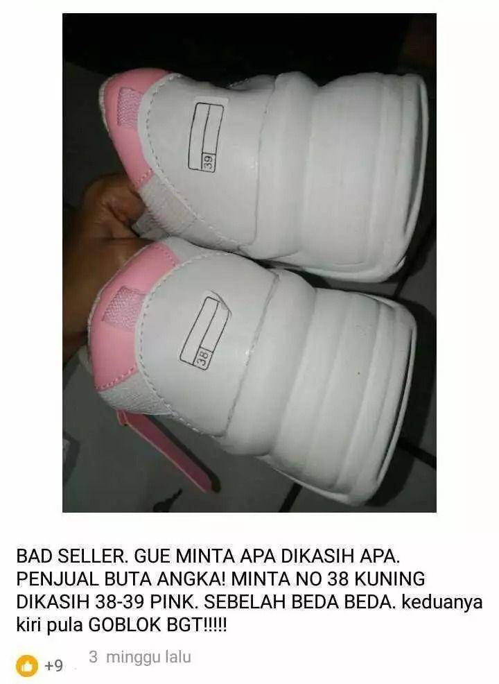 beli sepatu online tapi zonk (twitter.com/fbreceh)
