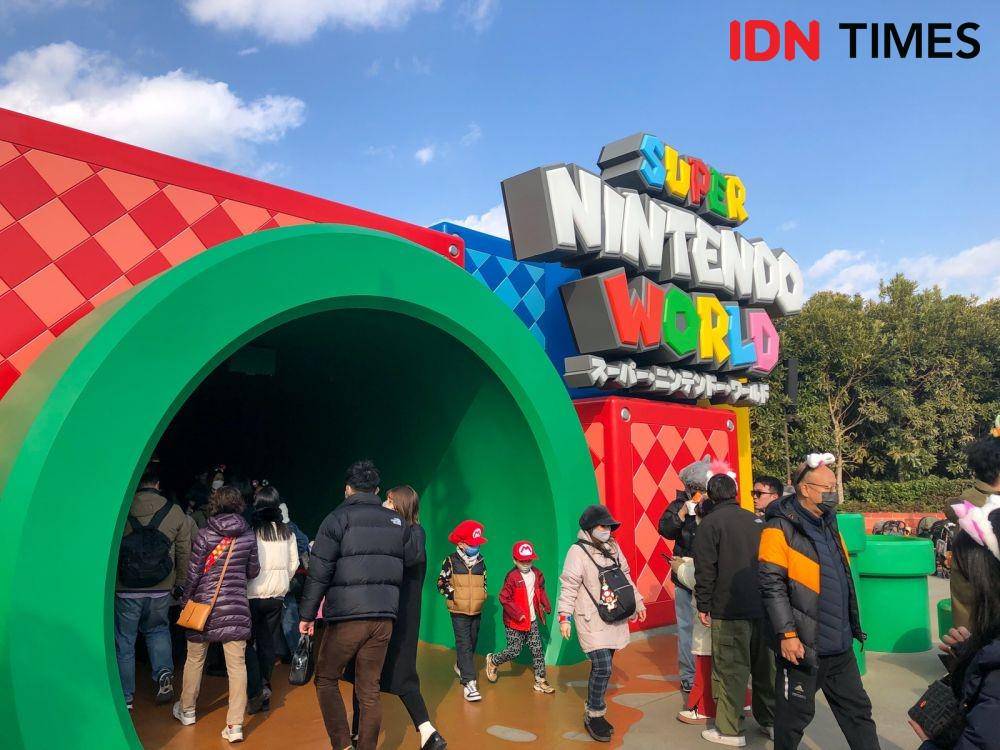 Super Nintendo World di Universal Studio Jepang (IDN Times/Naufal Al Rahman)