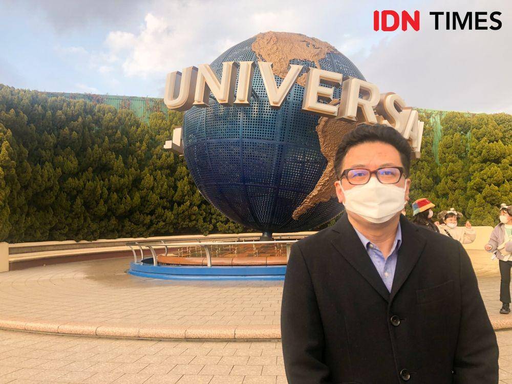 Dragon Sanada di Universal Studio Jepang (IDN Times/Naufal Al Rahman)