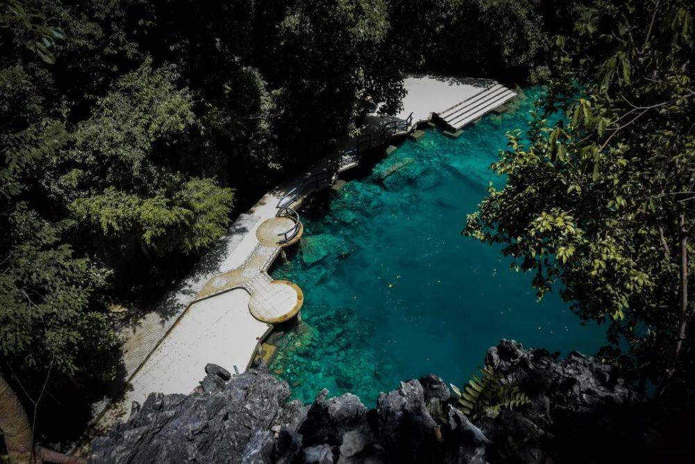 potret Danau Biru (instagram.com/dhika0520)