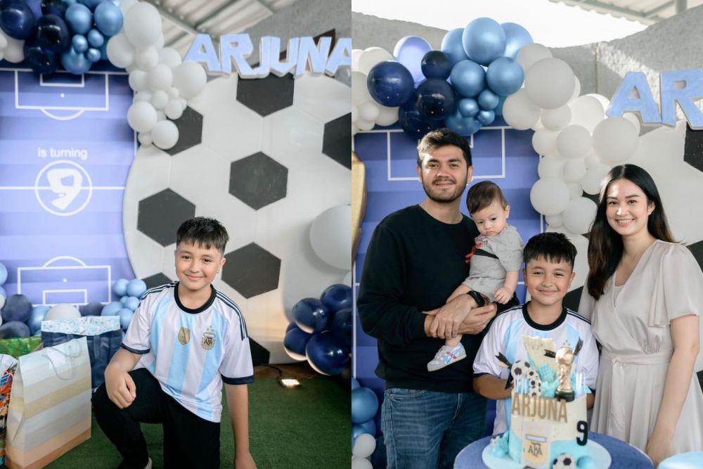 10 Momen Ultah ke-9 Arjuna Anak Sambung Faradilla Yoshi