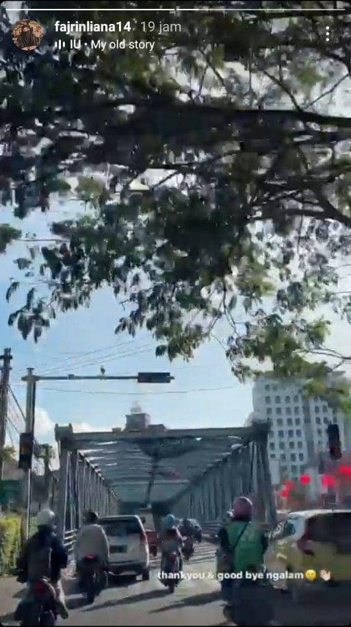 Screenshot Instagram Stories Fajrin Lina. (Instagram/fajrinlina14)