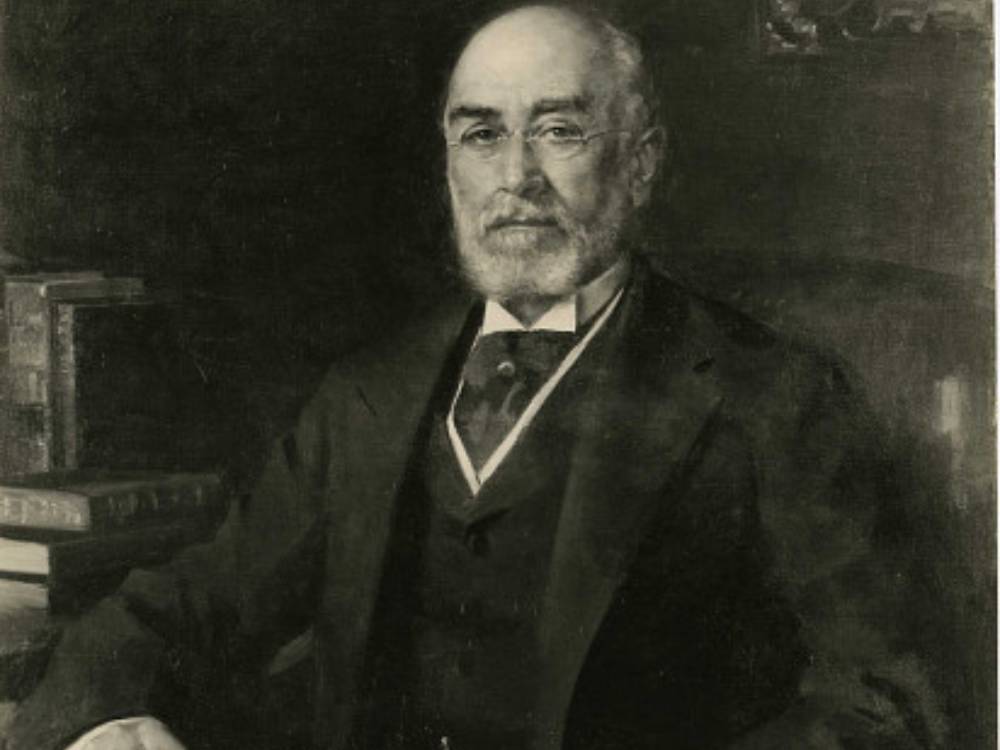 Lukisan Isidor Strauss oleh artis Alphonse Jongers. (dok. Harvard University Portrait Collection/Alphonse Jongers)