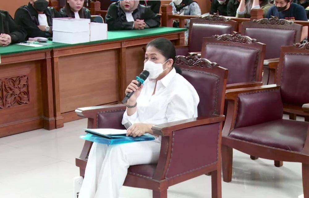 Terdakwa Putri Candrawathi jalani sidang pledoi/pembelaan pada Rabu (25/1/2023). (youtube.com/TV POOL/Liputan 6)