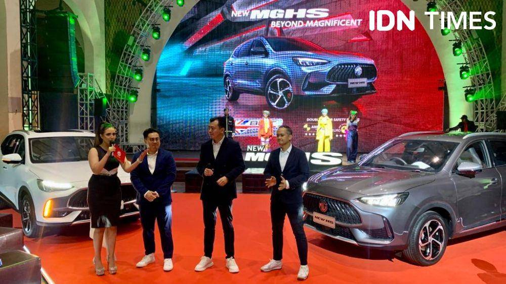 New MG HS yang baru saja diluncurkan di ICE BSD, Serpong, Rabu (25/1/2023). (IDN Times / Fadhliansyah)