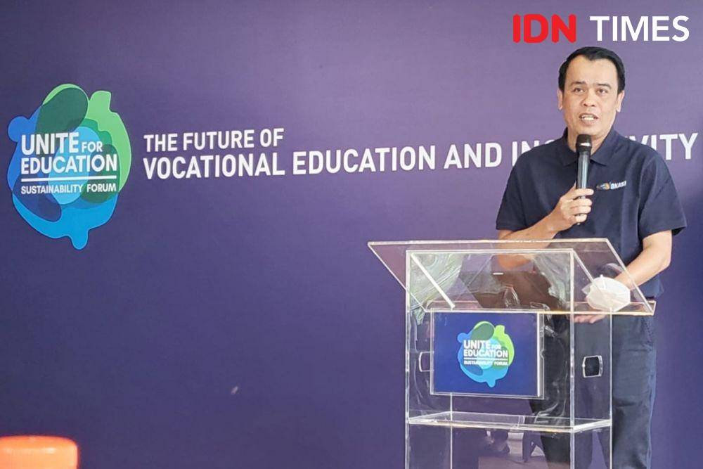Sesditjen Pendidikan Vokasi Kemendikbudristek, Saryadi (IDN Times/Ridwan Aji Pitoko)