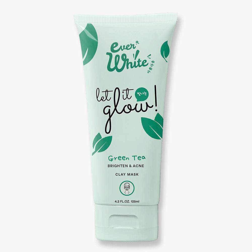 Everwhite Green Tea Clay Mask (shopee.co.id/kkvindonesiaofficial)