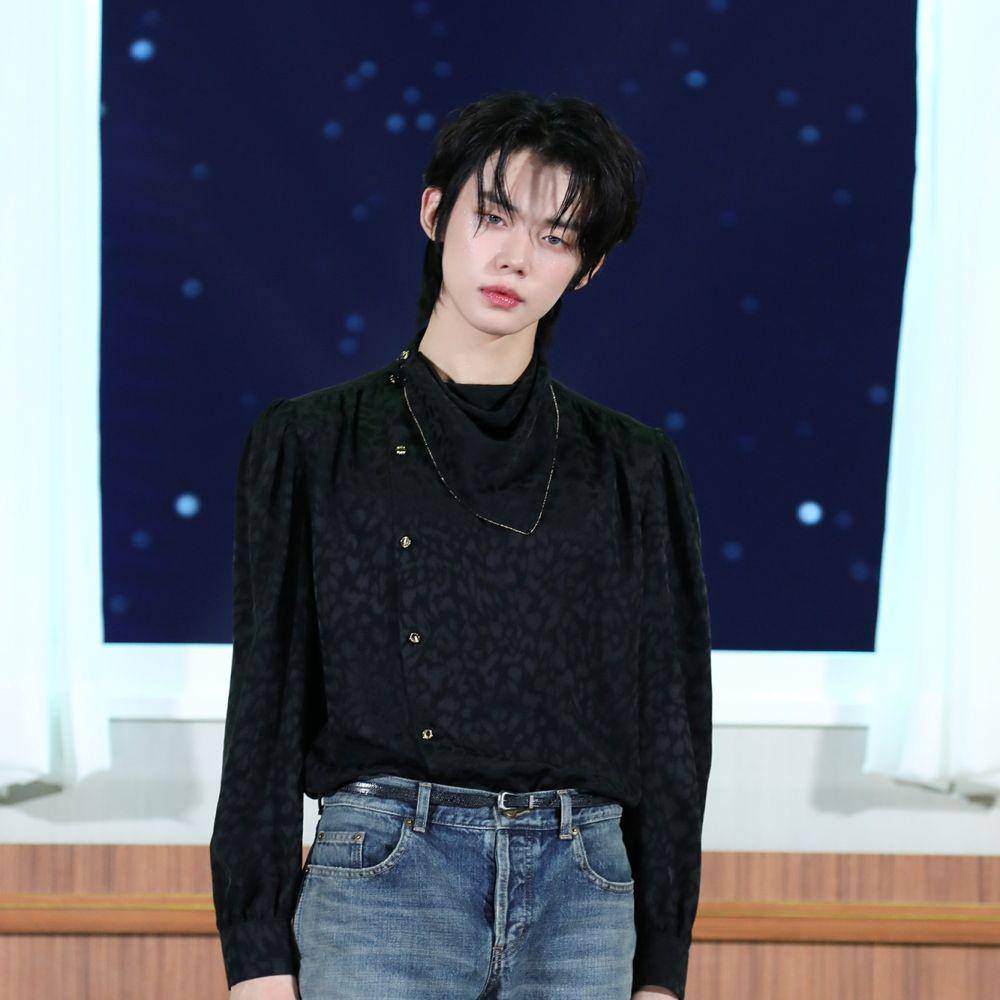 Yeonjun TXT di Media Showcase The Name Chapter: TEMPTATION pada Kamis (26/1/2023) (dok. BIGHIT MUSIC)