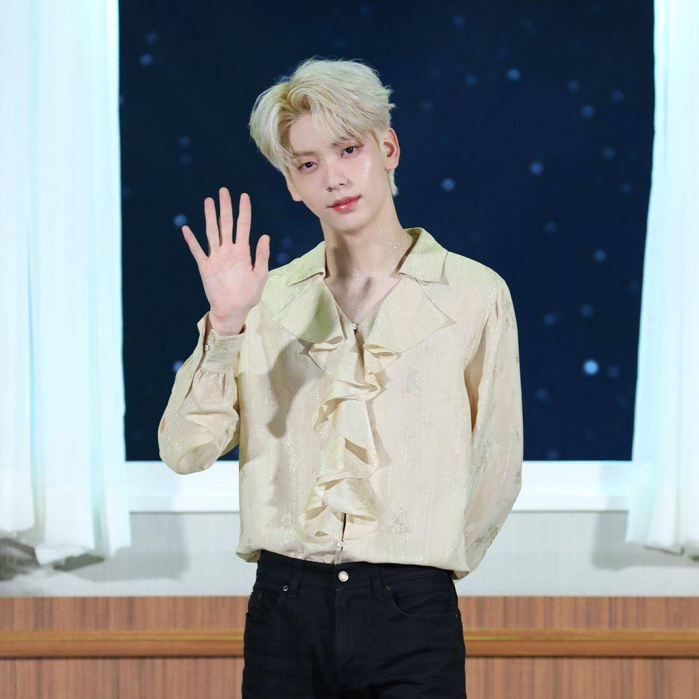 Soobin TXT di Media Showcase The Name Chapter: TEMPTATION pada Kamis (26/1/2023) (dok. BIGHIT MUSIC)